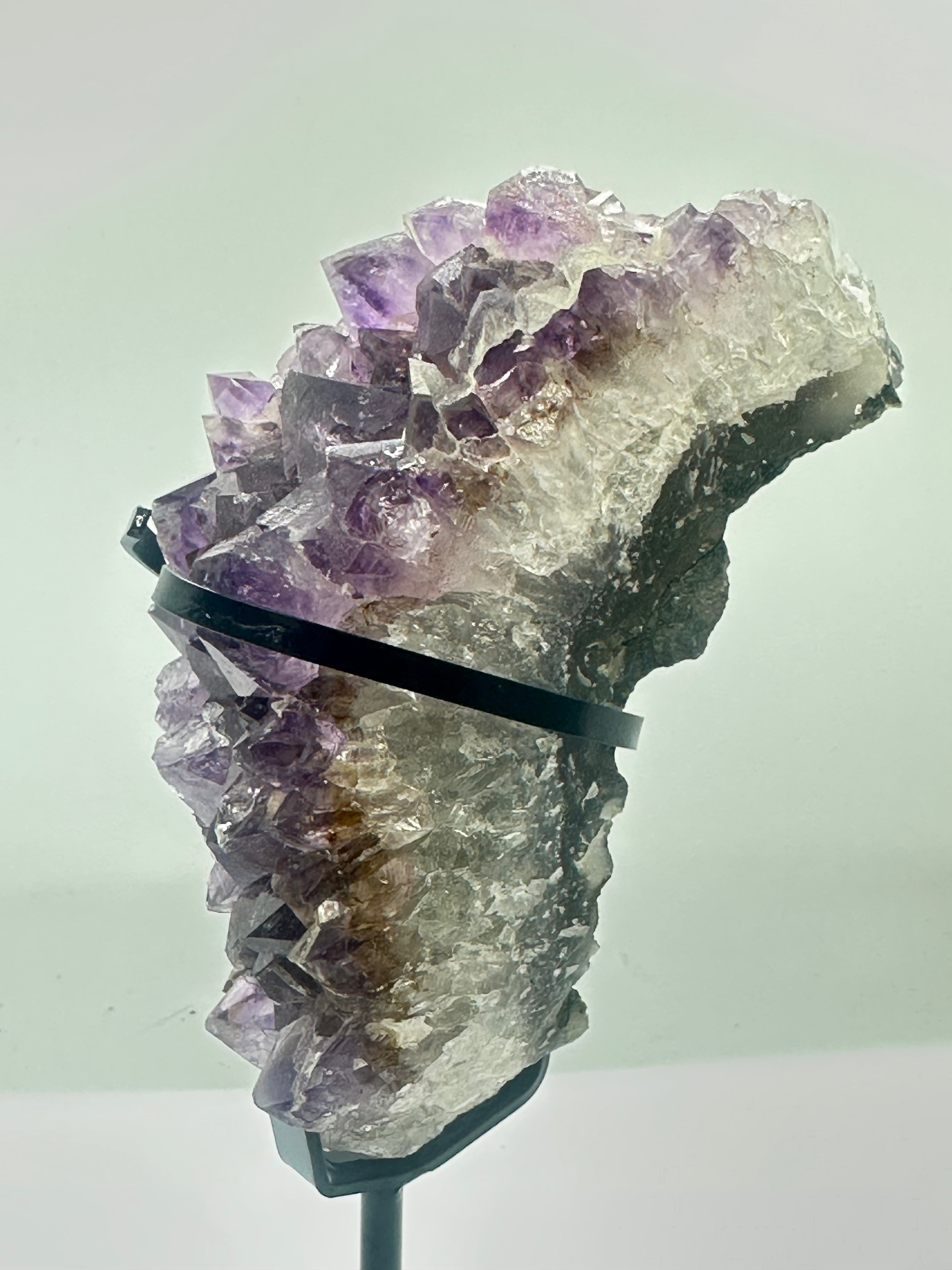 Raw Amethyst Specimen on Custom Stand – 750g