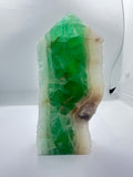 Fluorite Tower with Raw Sparkling Edges – 1.3kg
