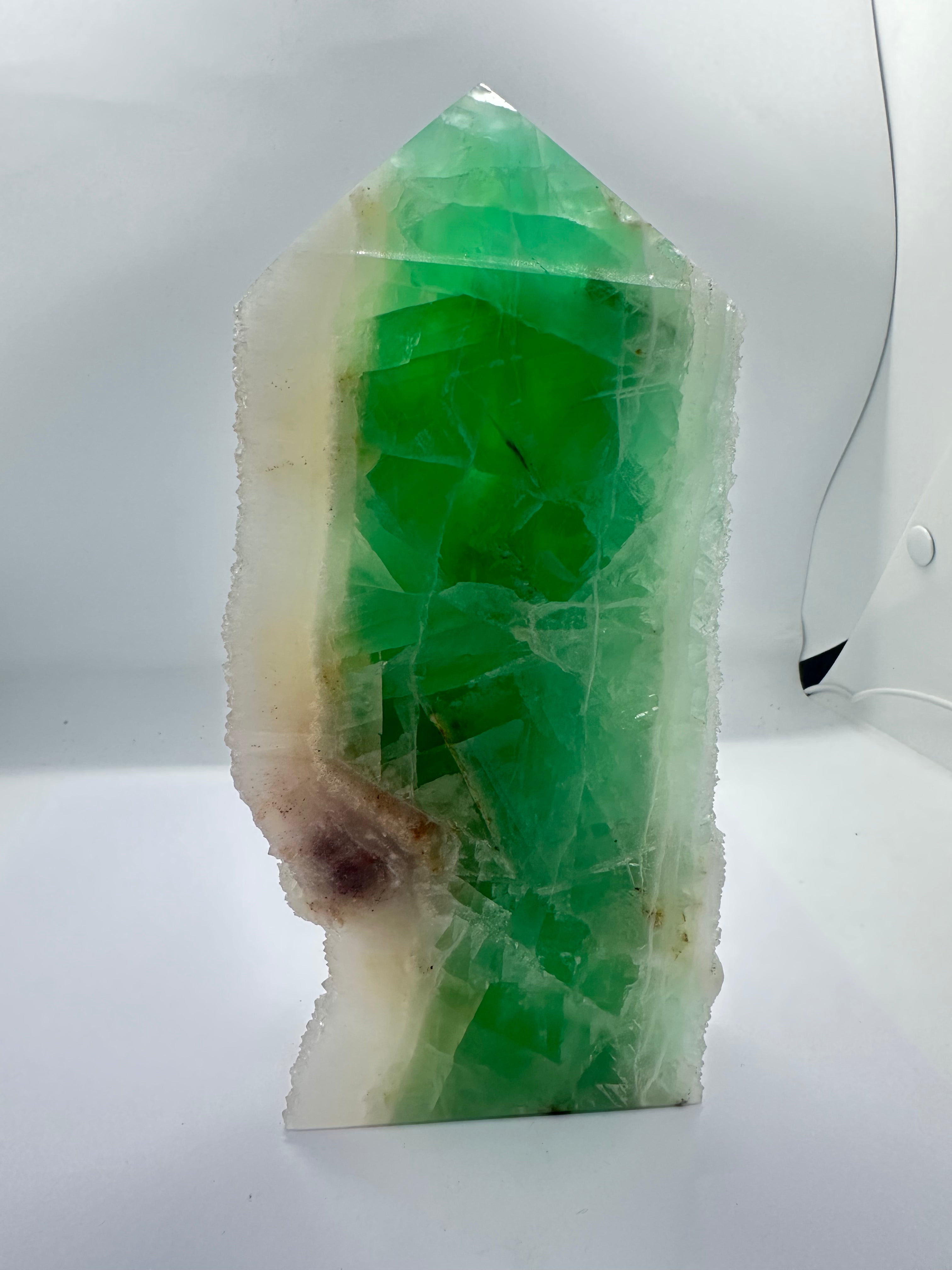 Fluorite Tower with Raw Sparkling Edges – 1.3kg