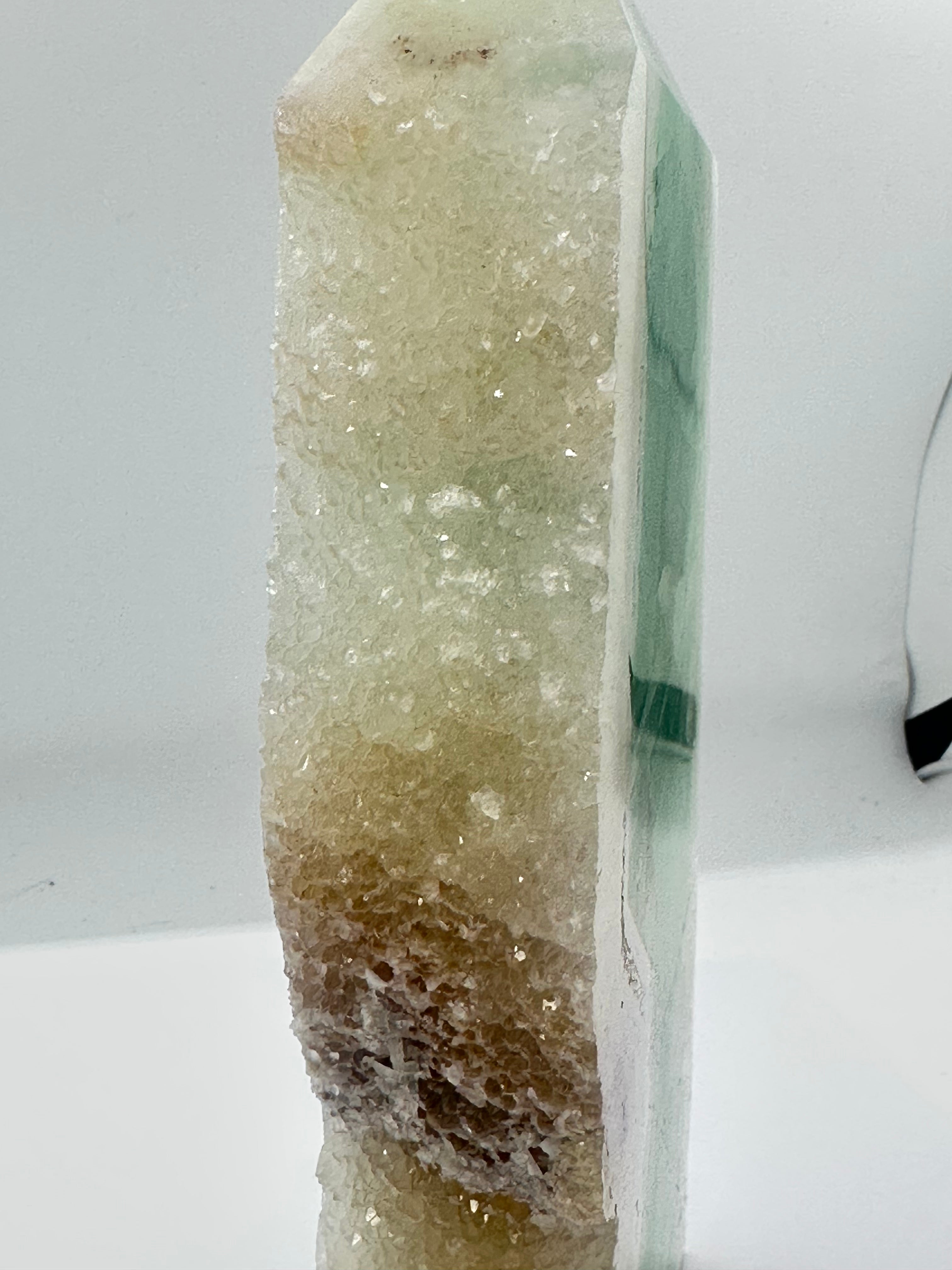 Fluorite Tower with Raw Sparkling Edges – 1.3kg