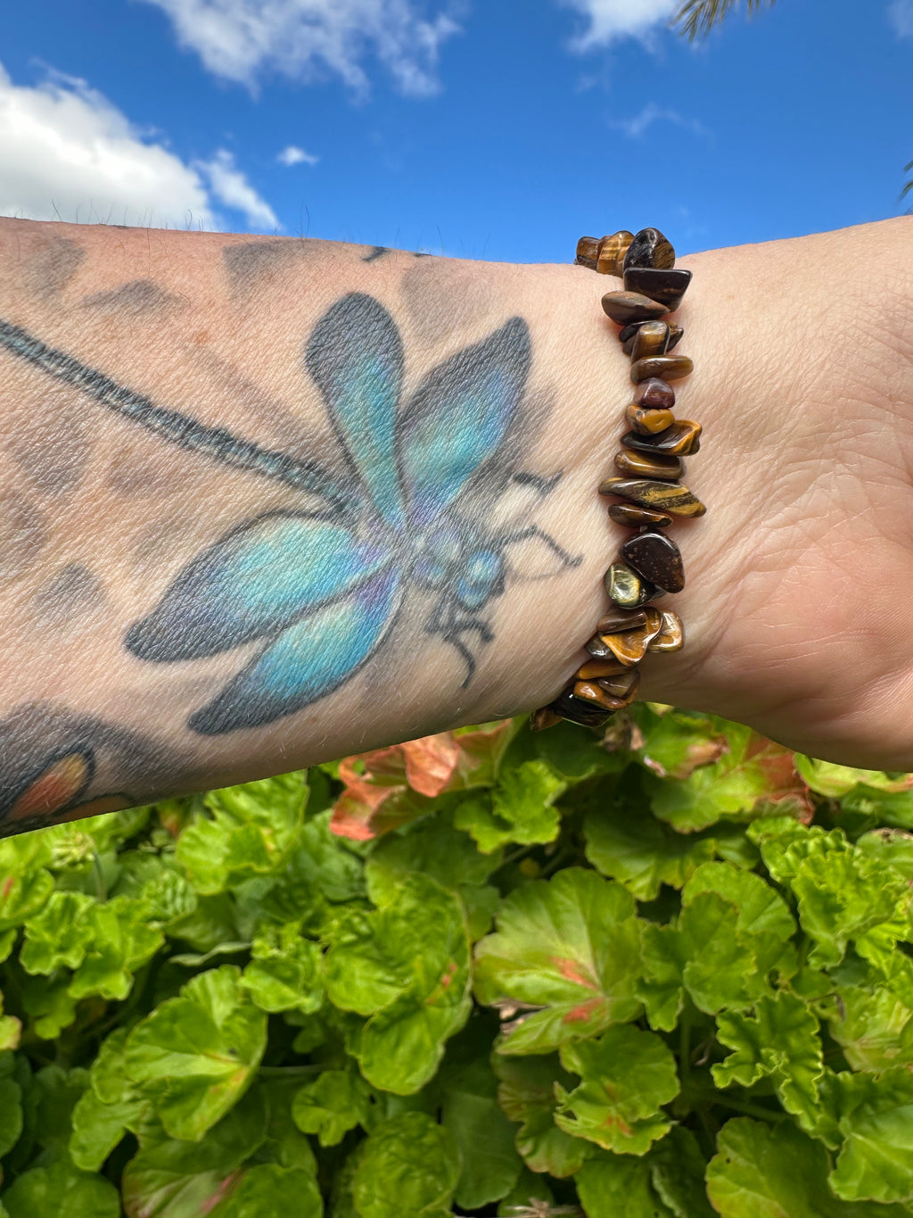 Tiger Eye Chip Bracelet
