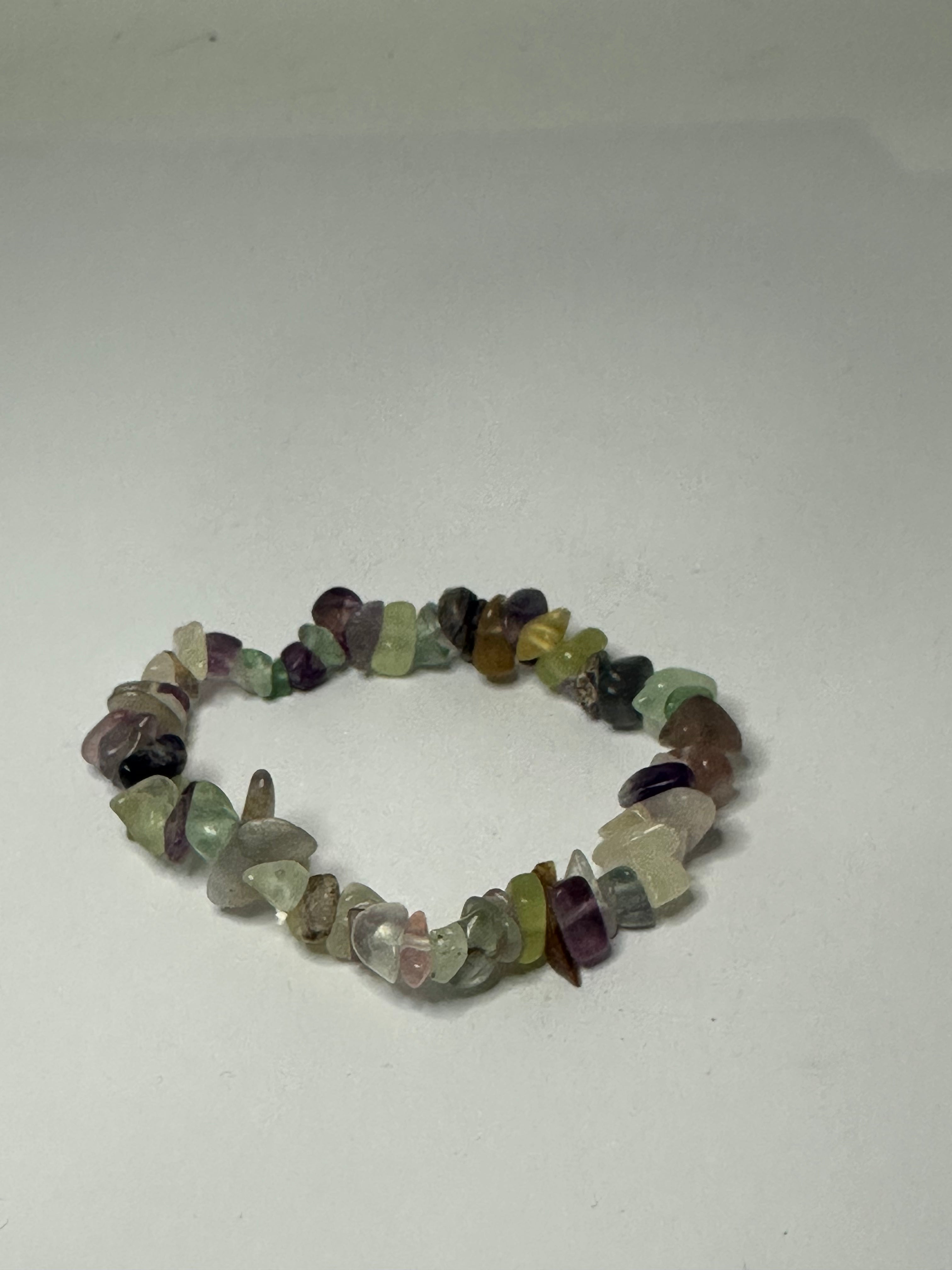 Fluorite Chip Bracelet