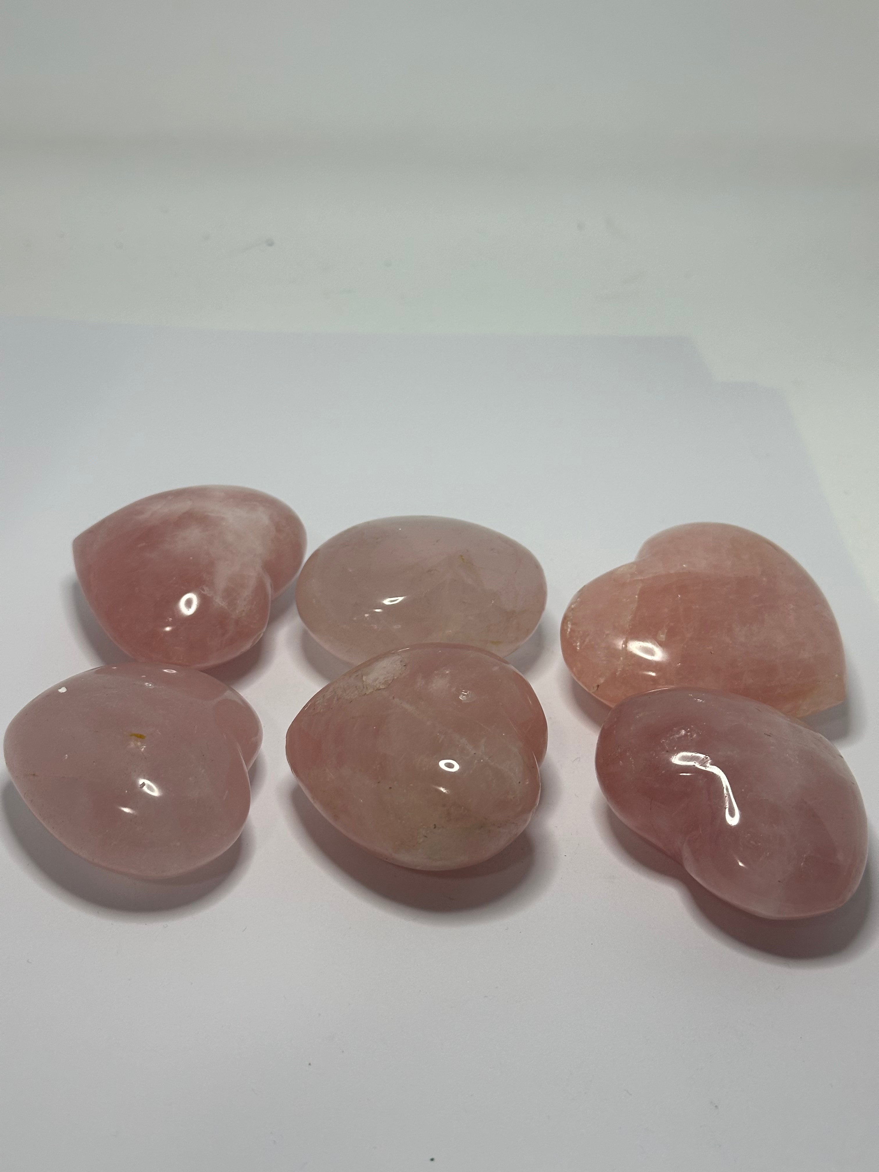 Rose Quartz Heart – Approx. 110g