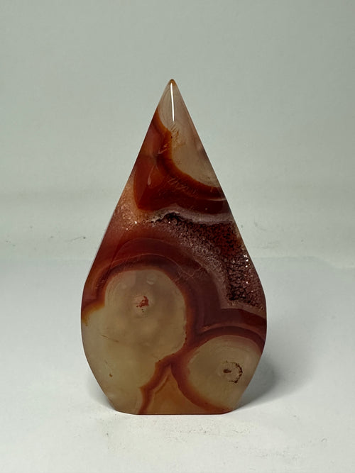 Carnelian Freeform with Druzy – 115g