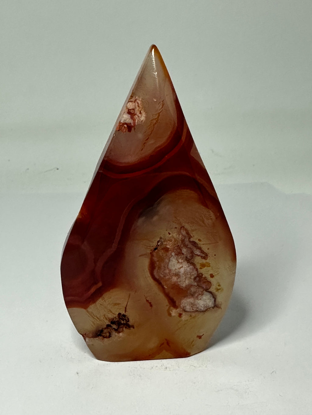 Carnelian Freeform with Druzy – 115g