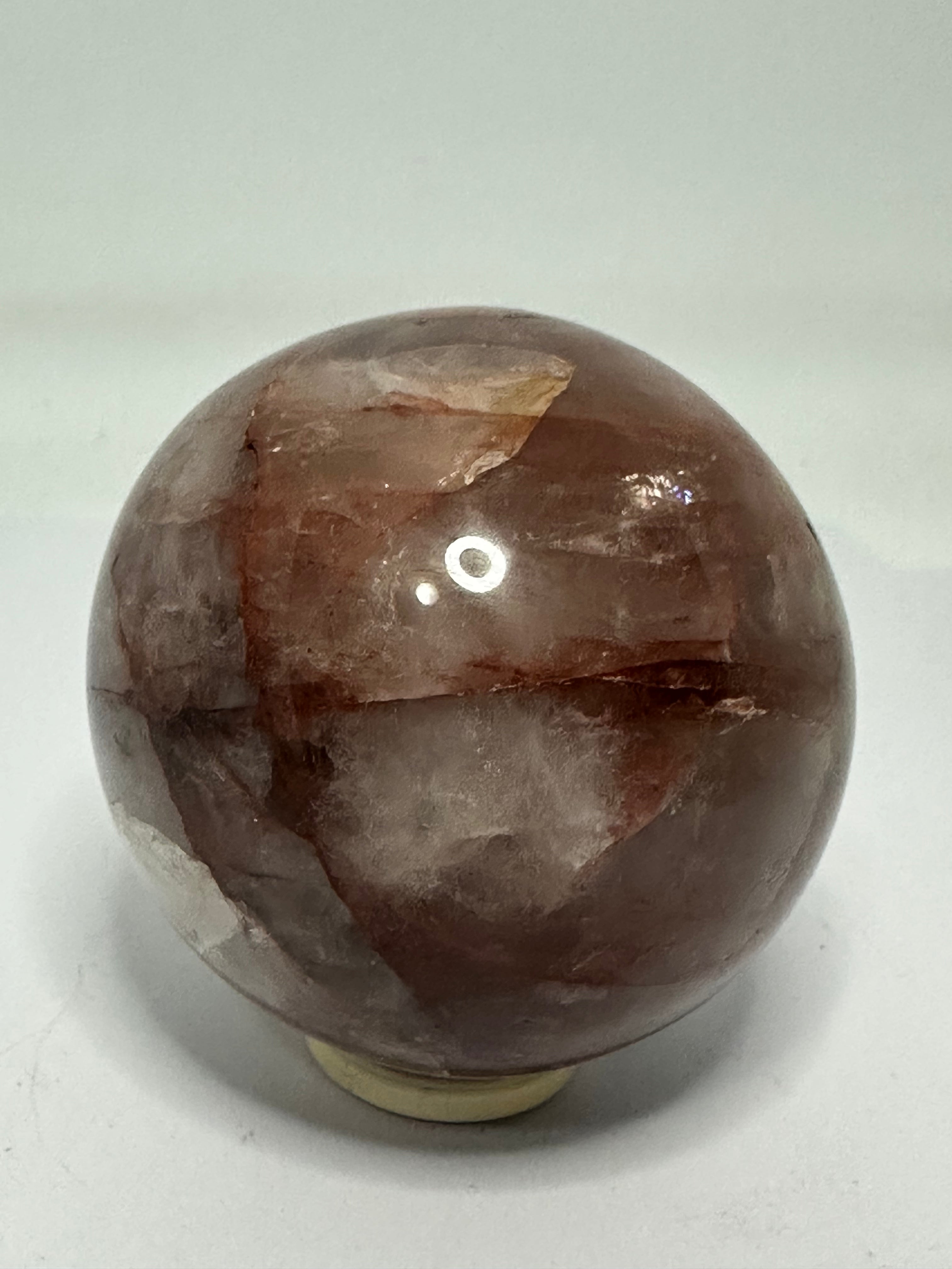 Fire Quartz Sphere – 75mm / 561g
