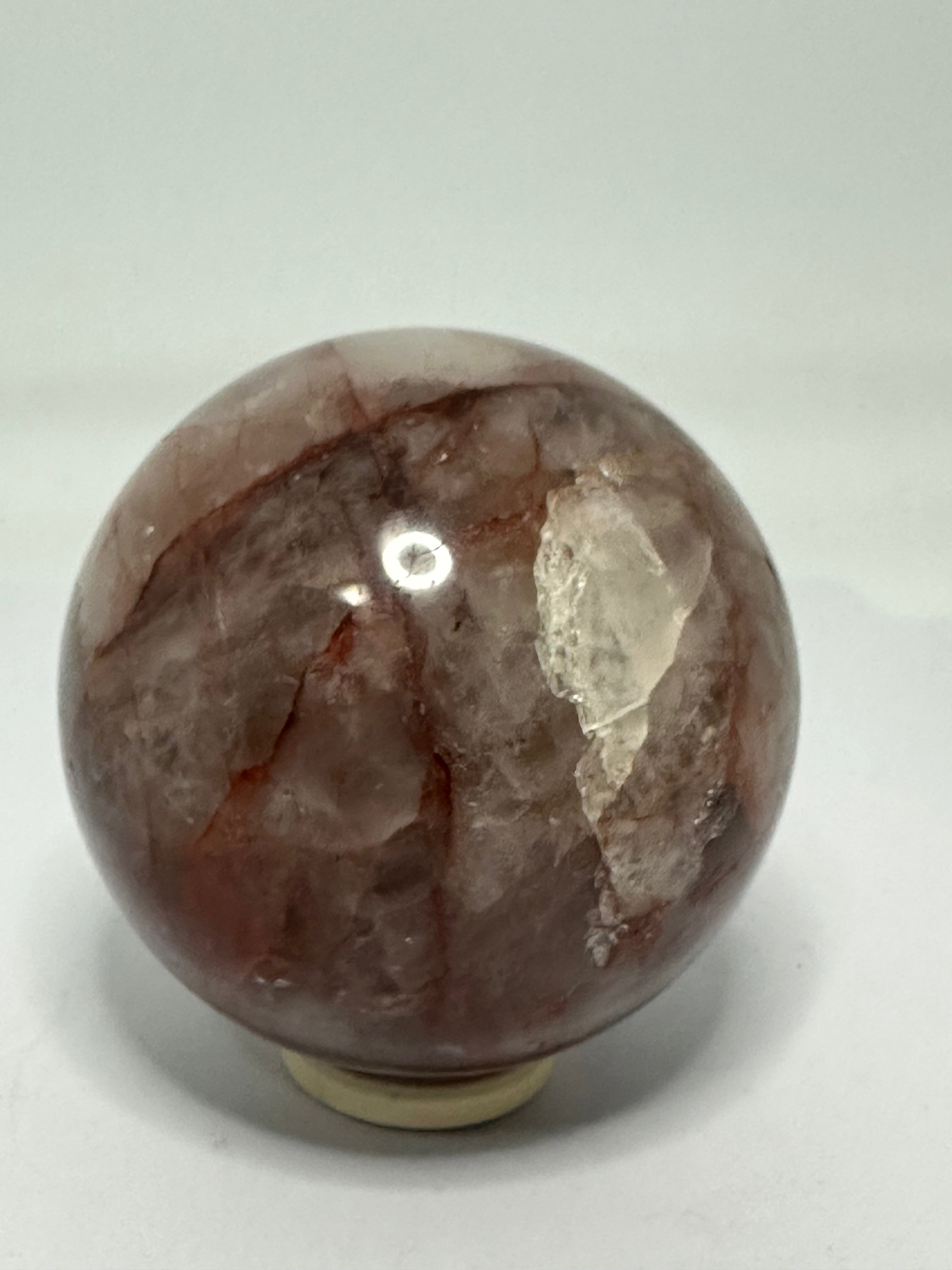 Fire Quartz Sphere – 75mm / 561g