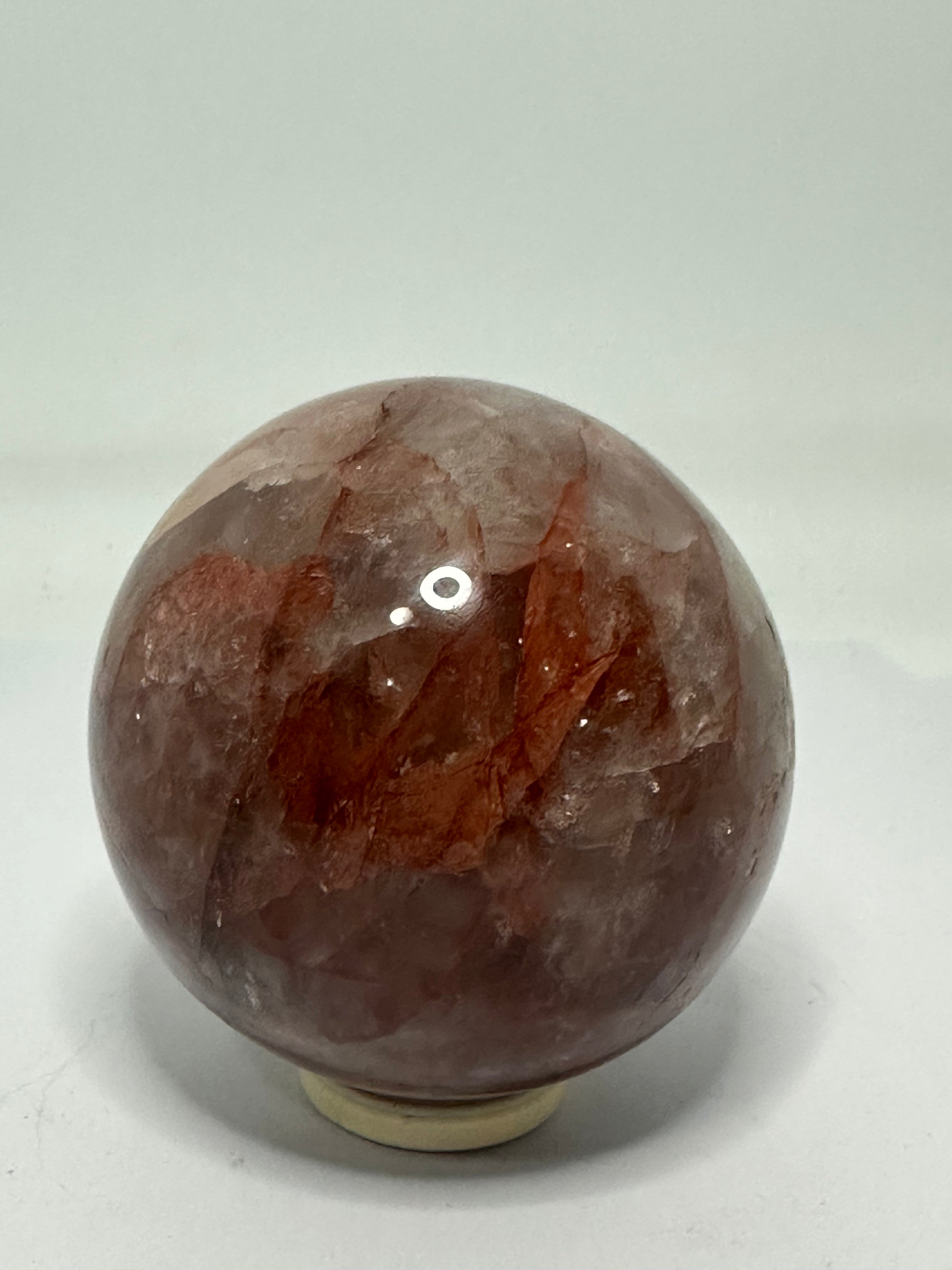 Fire Quartz Sphere – 75mm / 561g