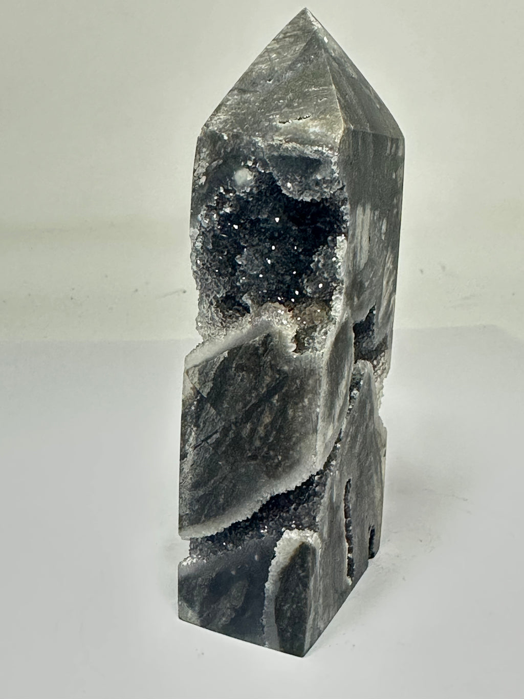 Sphalerite Tower with Druzy – 230g