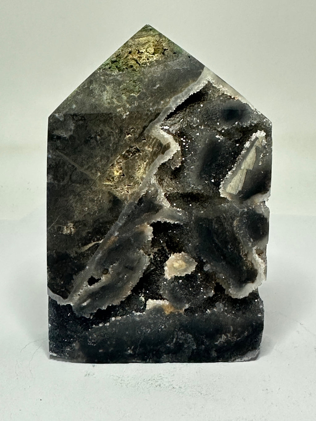 Sphalerite Tower with Druzy – 270g