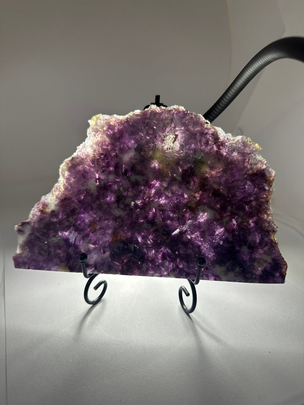 Purple Mica Slab with Stand – 327g