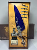 Feathered Quill Pen Set with Crystal Tumble – 260g