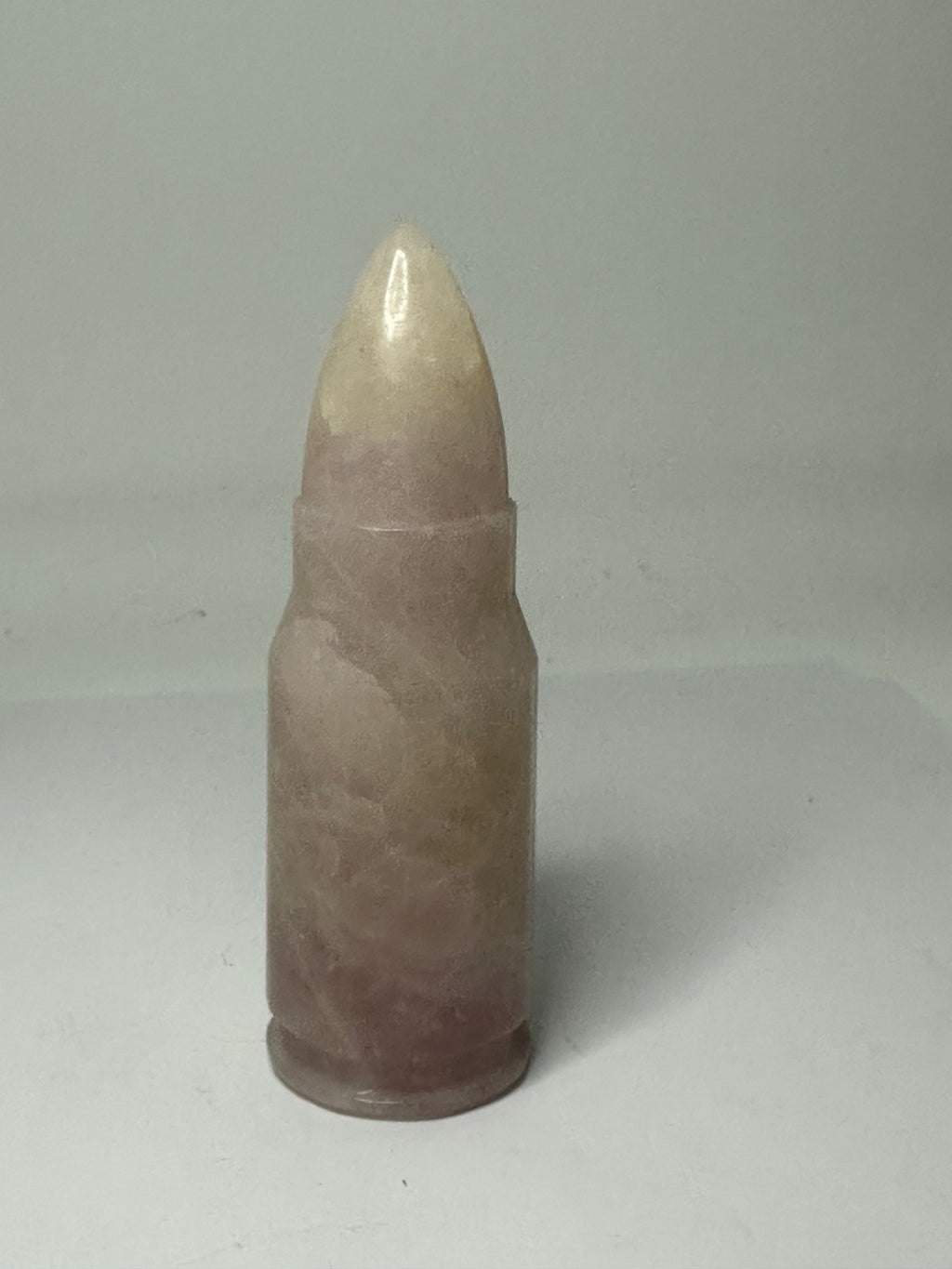 Rose Quartz Bullet Carving – 155g