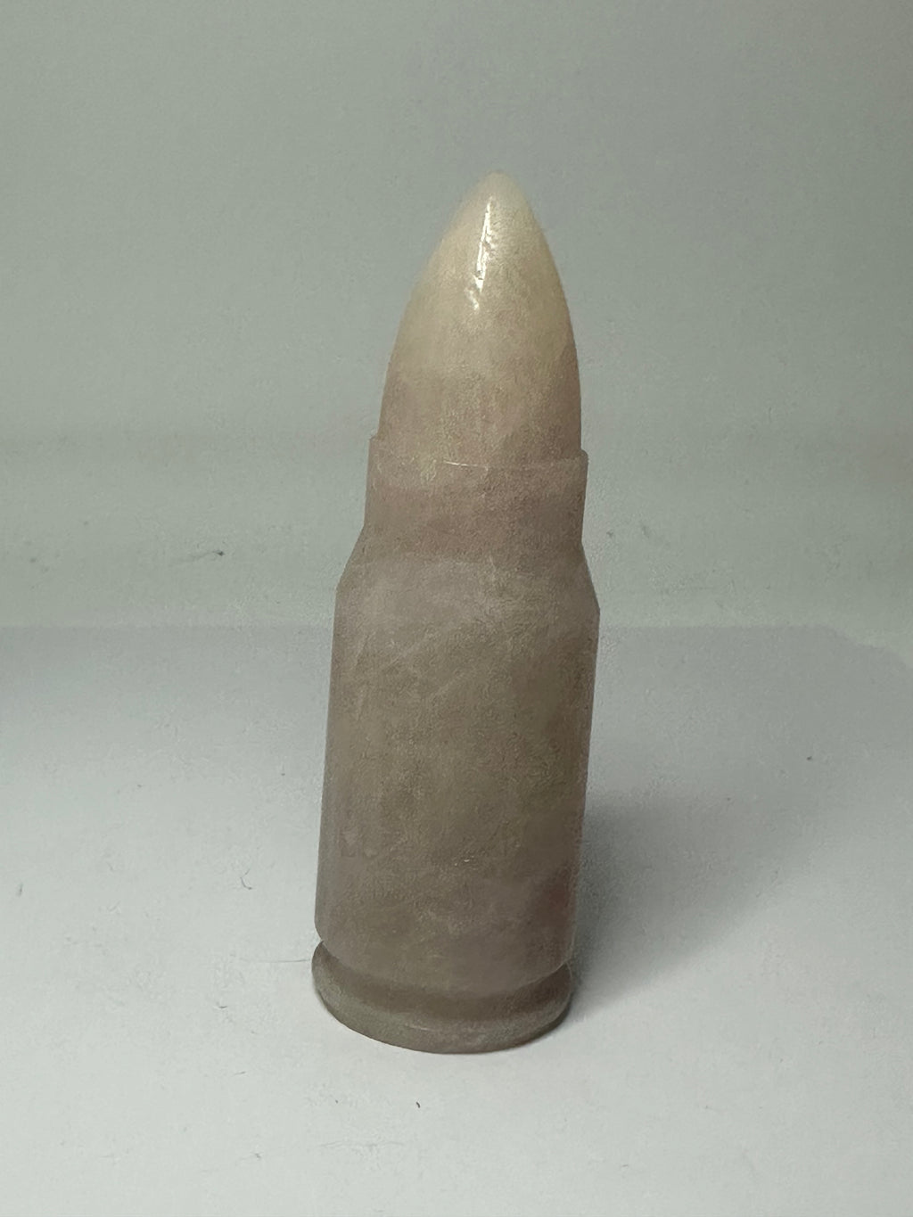 Rose Quartz Bullet Carving – 155g