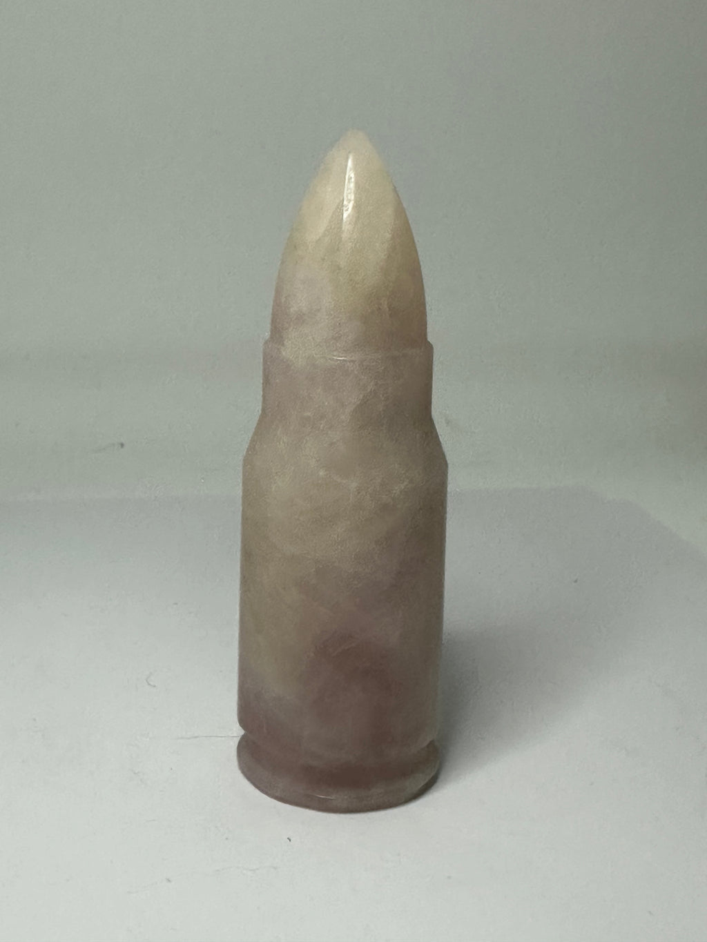 Rose Quartz Bullet Carving – 155g