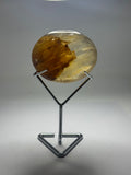 Golden Healer Palm Stone on Stand – 195g