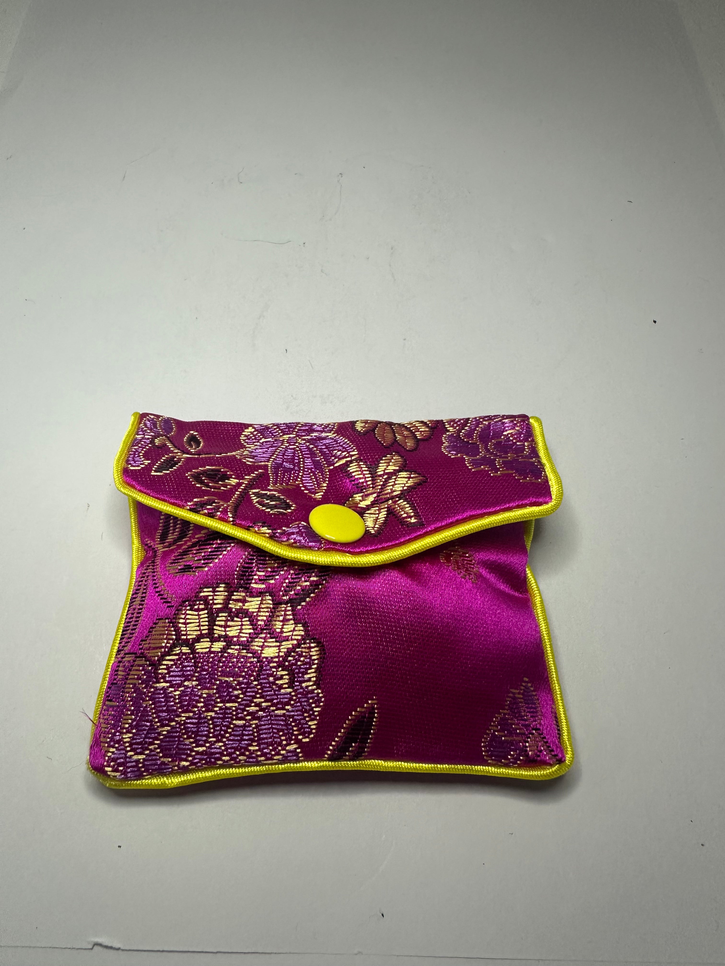 Pink Lined Tumble Pouch with Zip – 10g