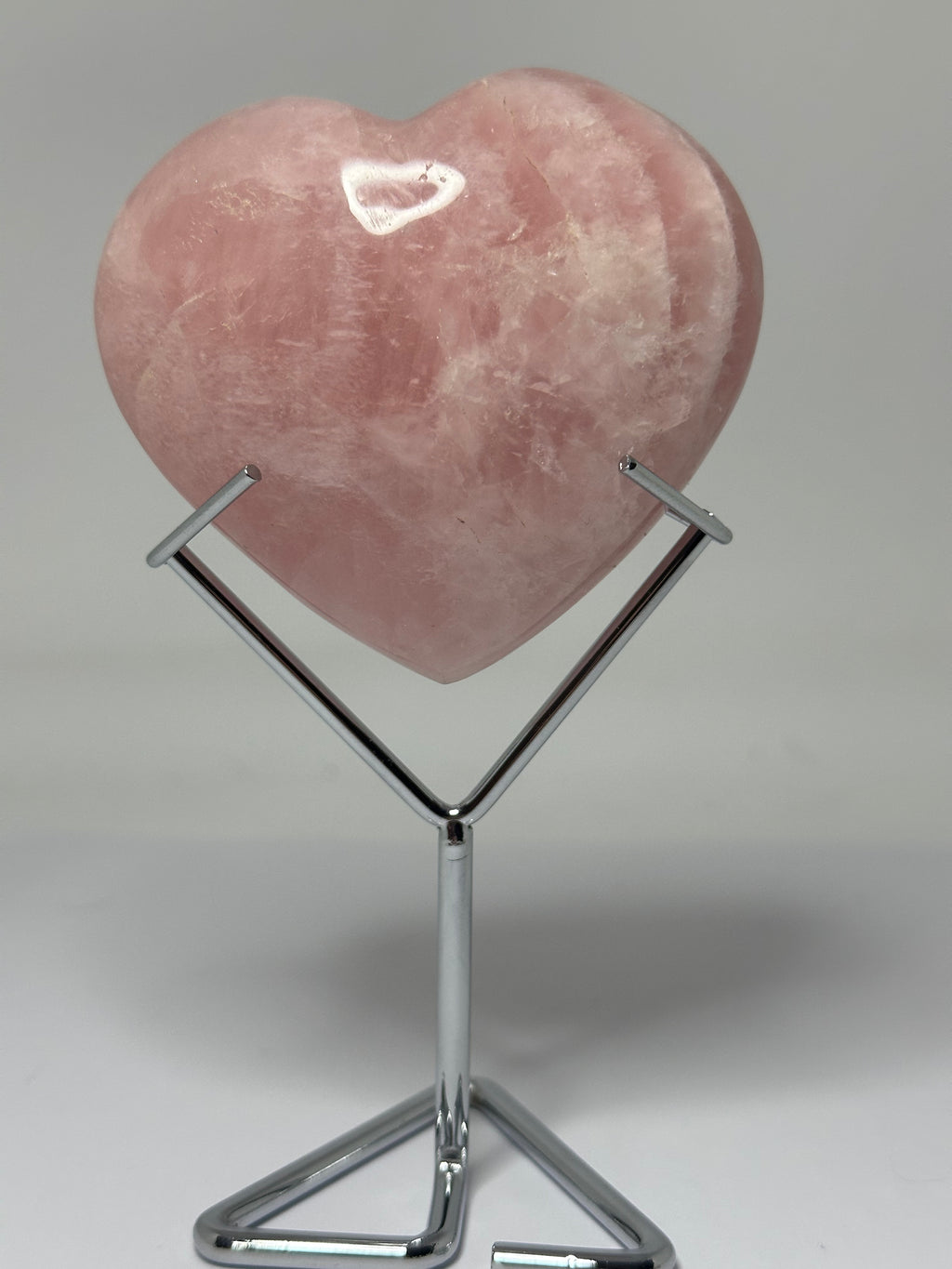 Rose Quartz Heart on Stand – 235g