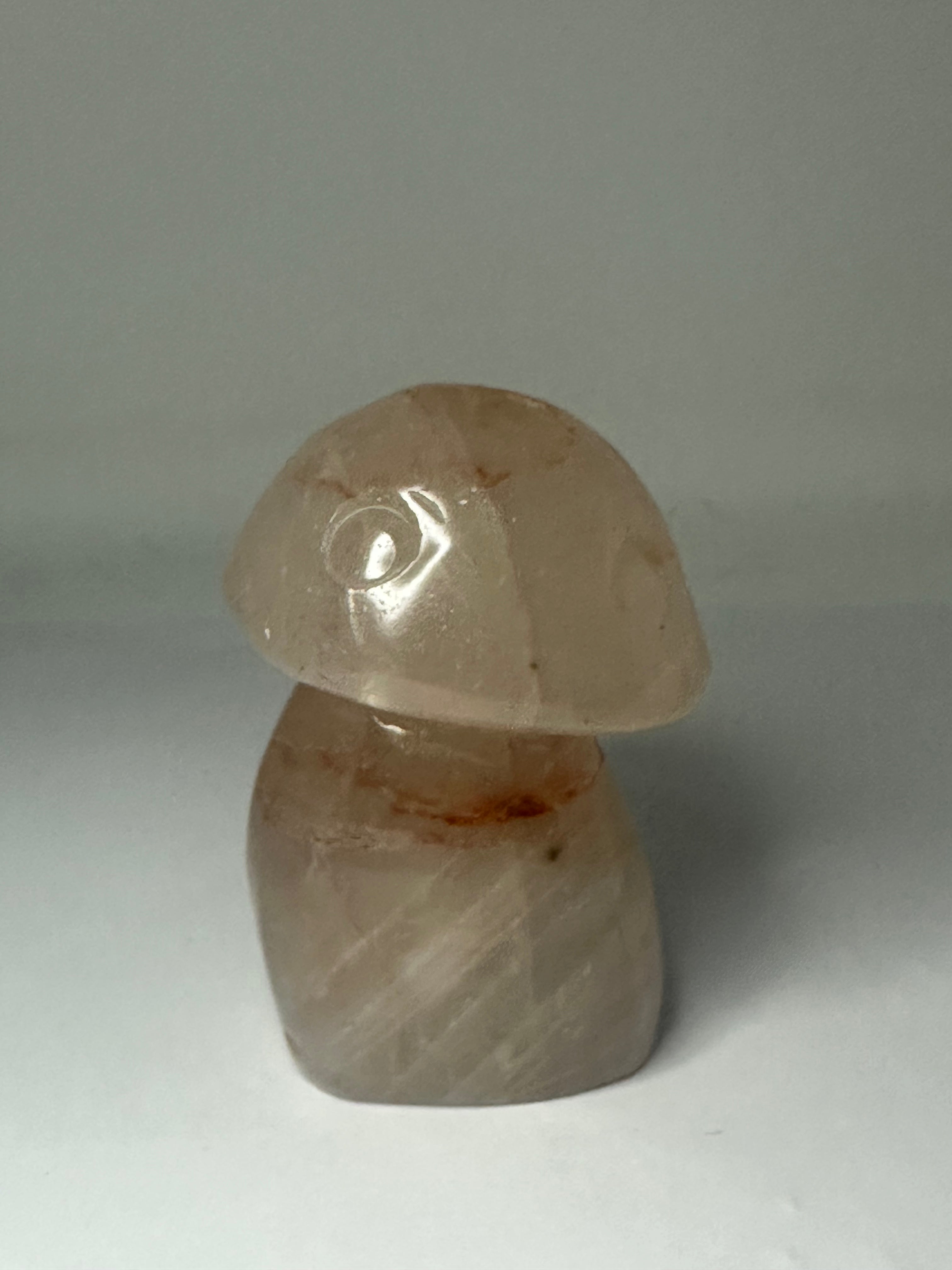 Fire Quartz Mushroom Carving – 210g