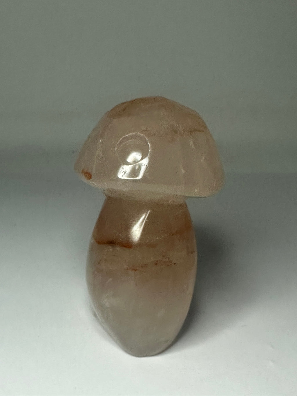 Fire Quartz Mushroom Carving – 210g