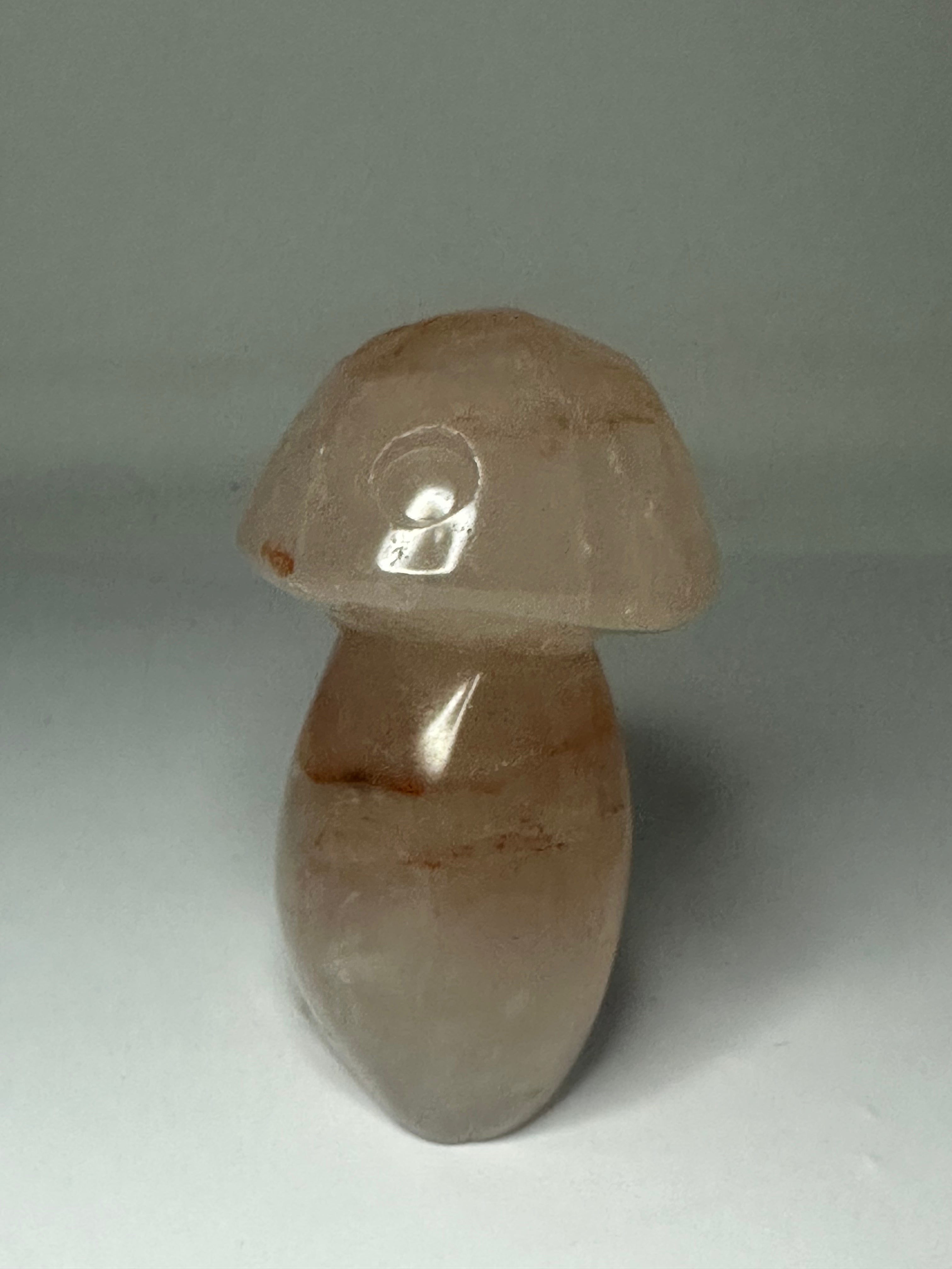 Fire Quartz Mushroom Carving – 210g