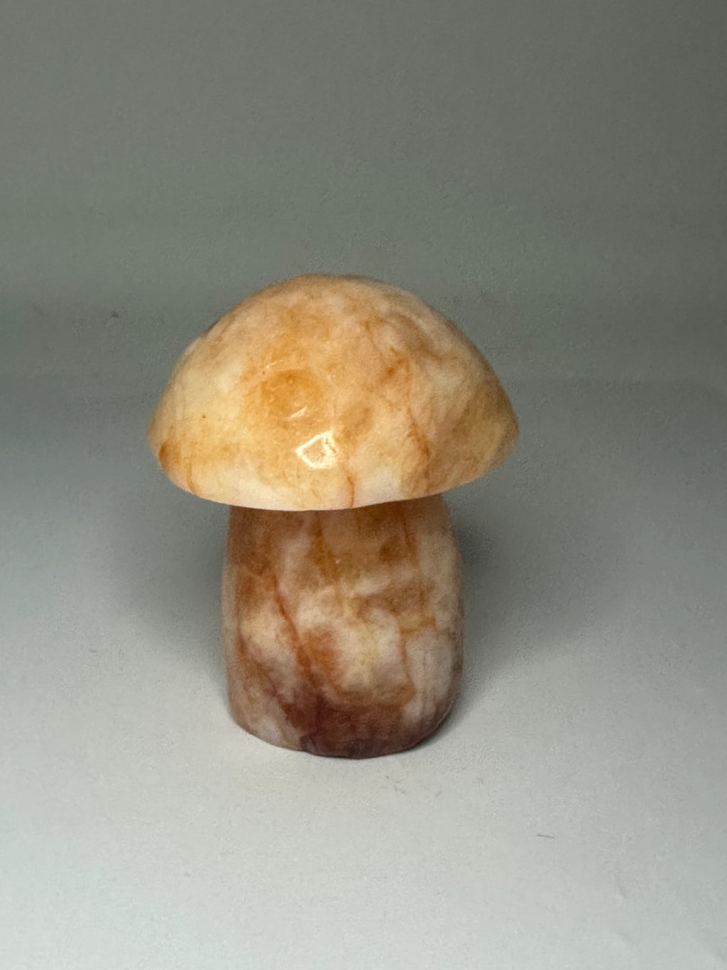 Fire Quartz Mushroom Carving – 155g