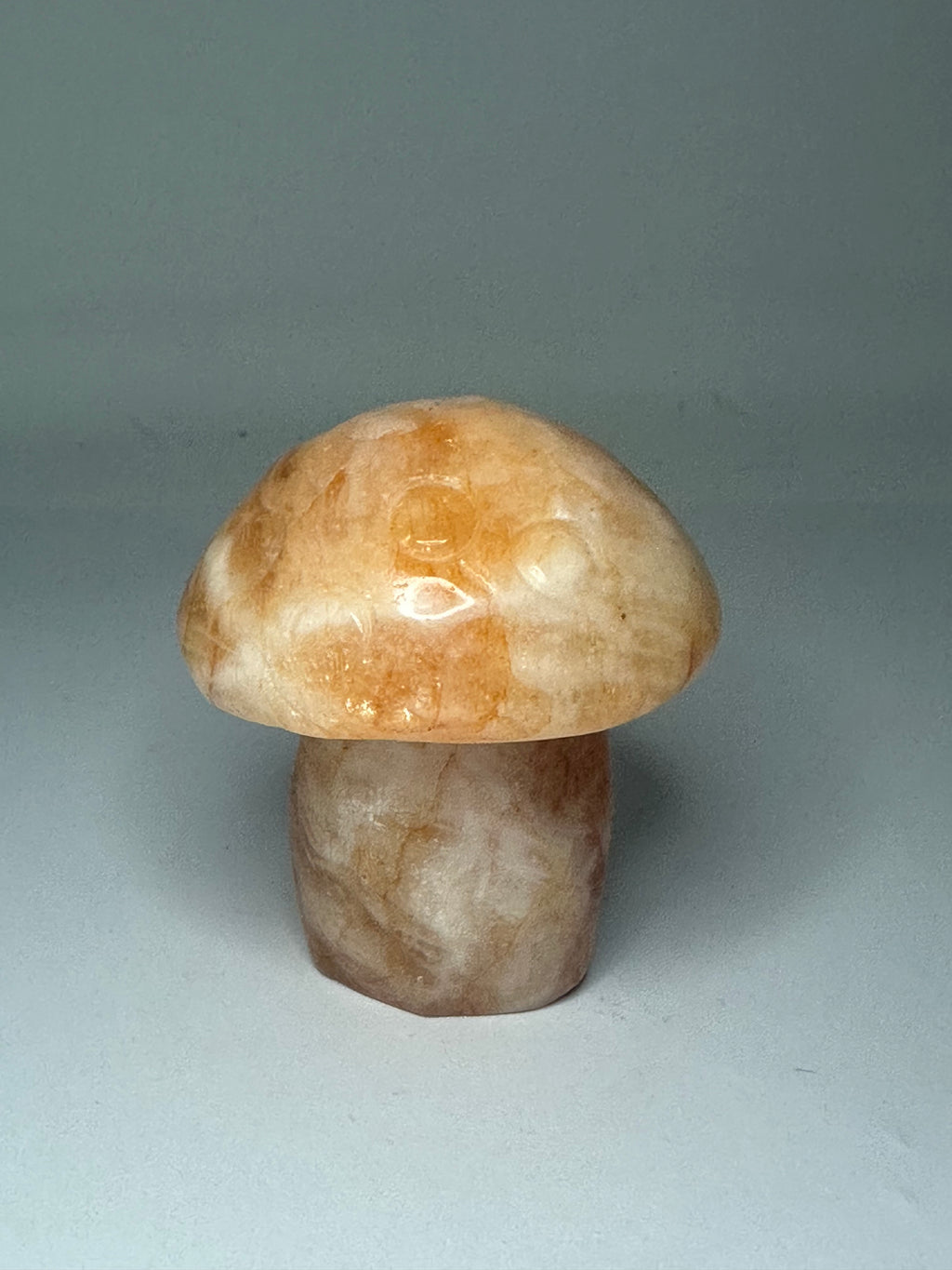 Fire Quartz Mushroom Carving – 155g