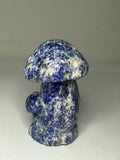 Lapis Lazuli Mushroom Carving – 192g