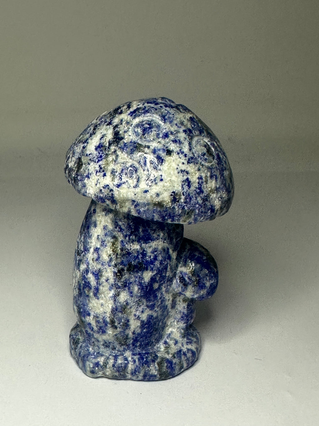 Lapis Lazuli Mushroom Carving – 192g