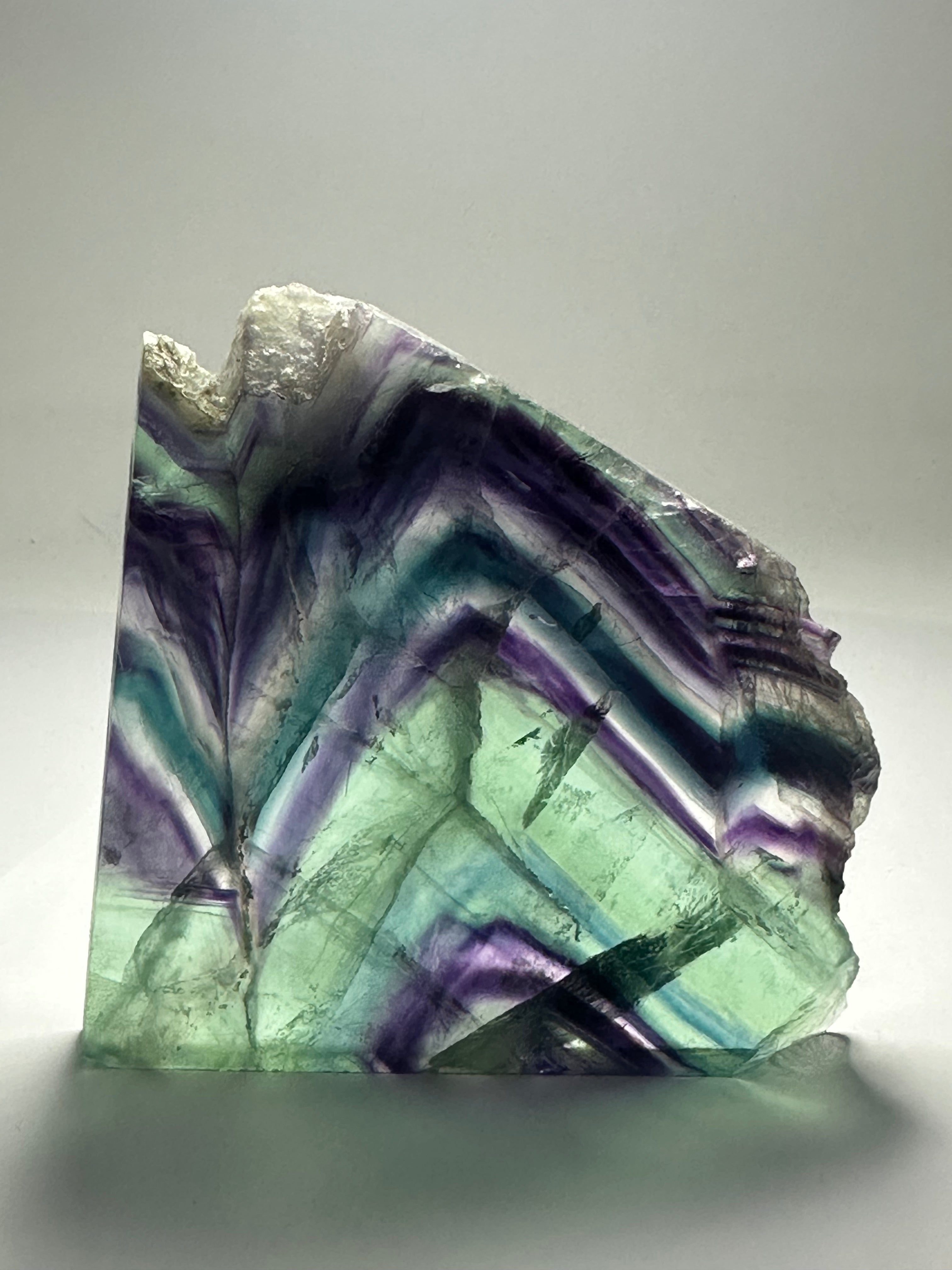 Self-Standing Fluorite Slab – 225g
