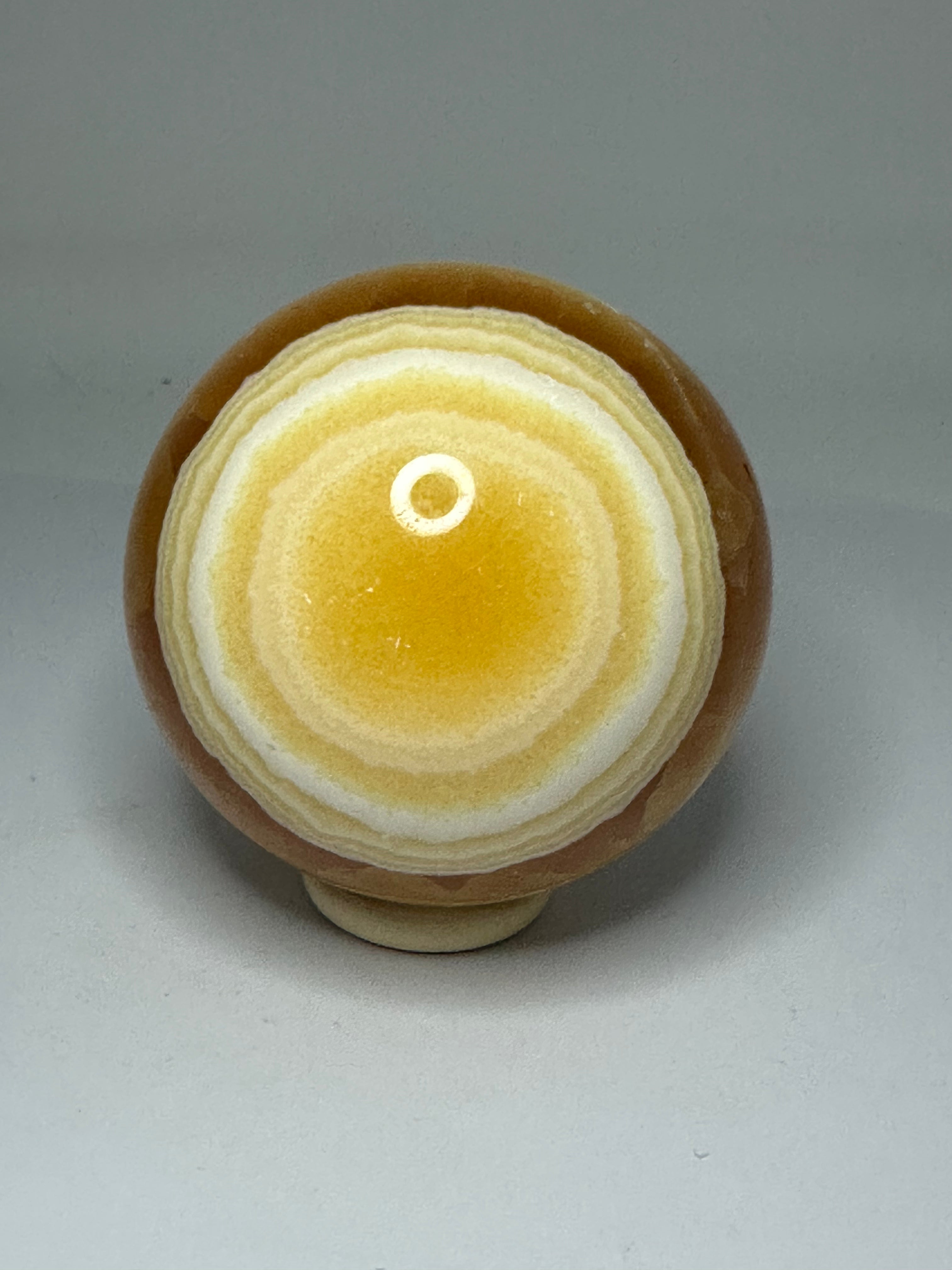Orange Calcite Sphere – 471g