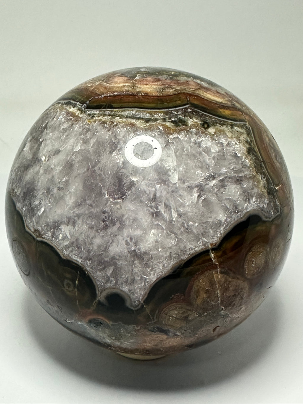 Amethyst Agate Sphere – 1.1kg