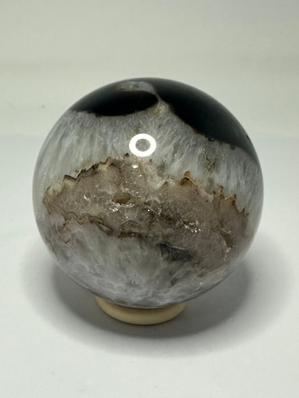 Black Agate Sphere – 400g