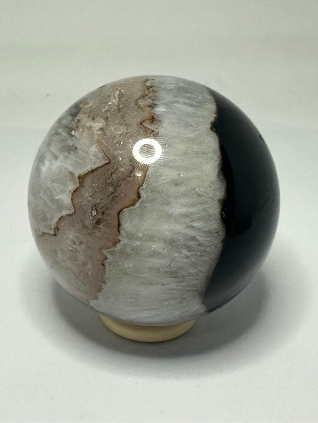 Black Agate Sphere – 400g