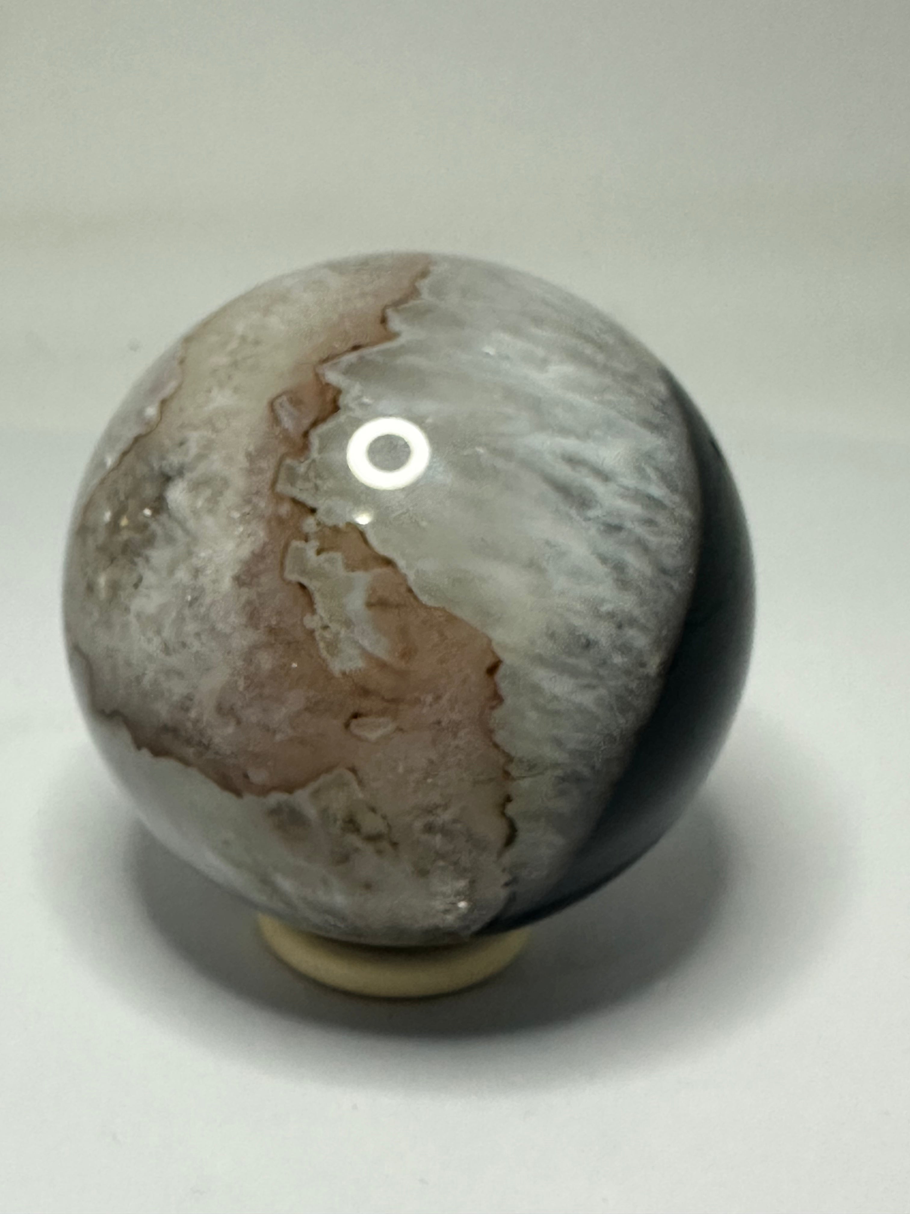 Black Agate Sphere – 400g