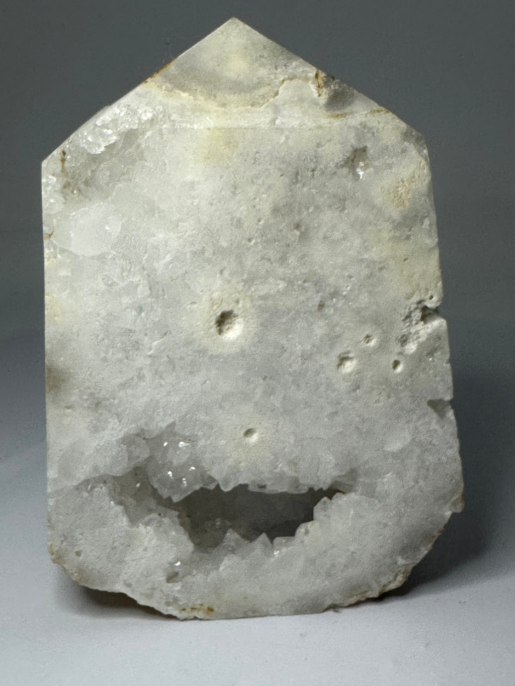 Raw Clear Quartz Tower with Druzy – 502g