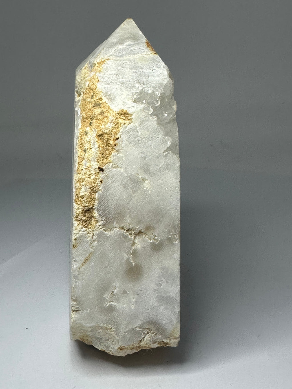 Raw Clear Quartz Tower with Druzy – 502g