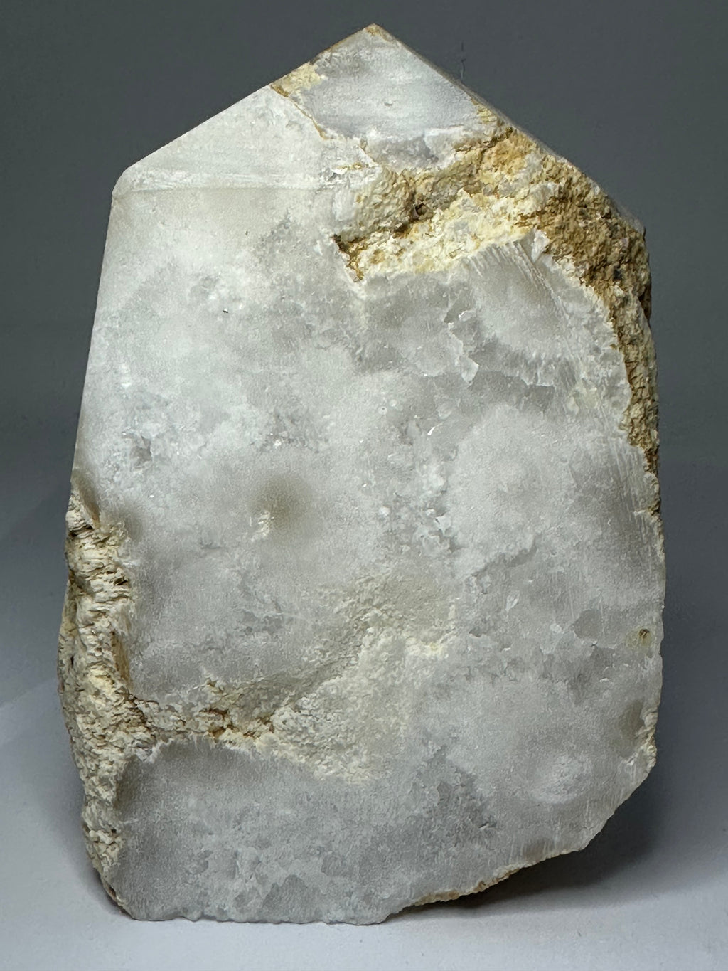 Raw Clear Quartz Tower with Druzy – 502g