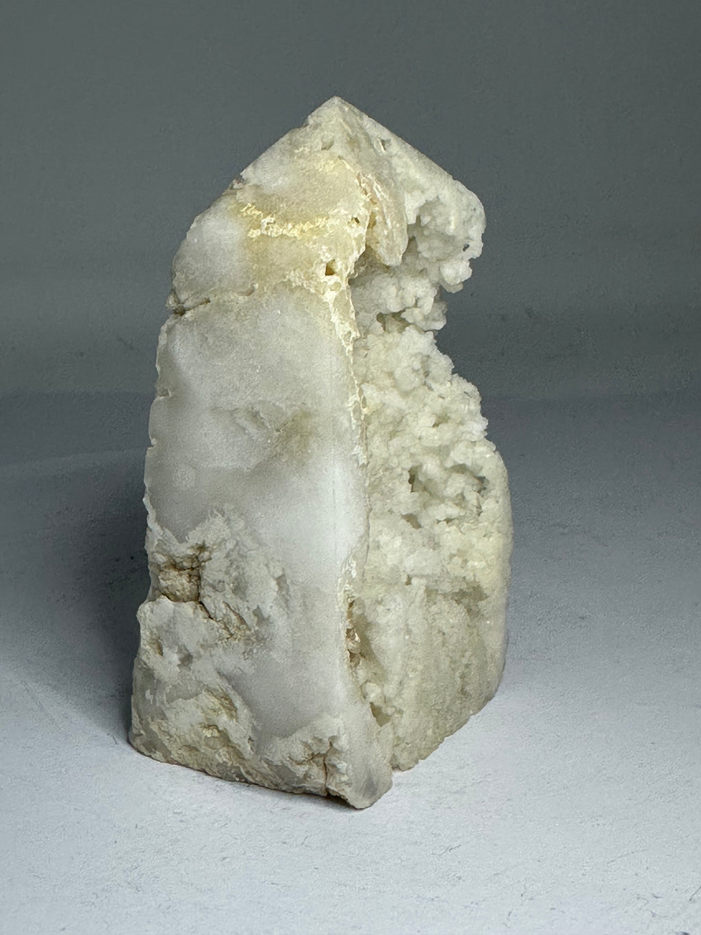 Raw quartz druzy tower - 155g