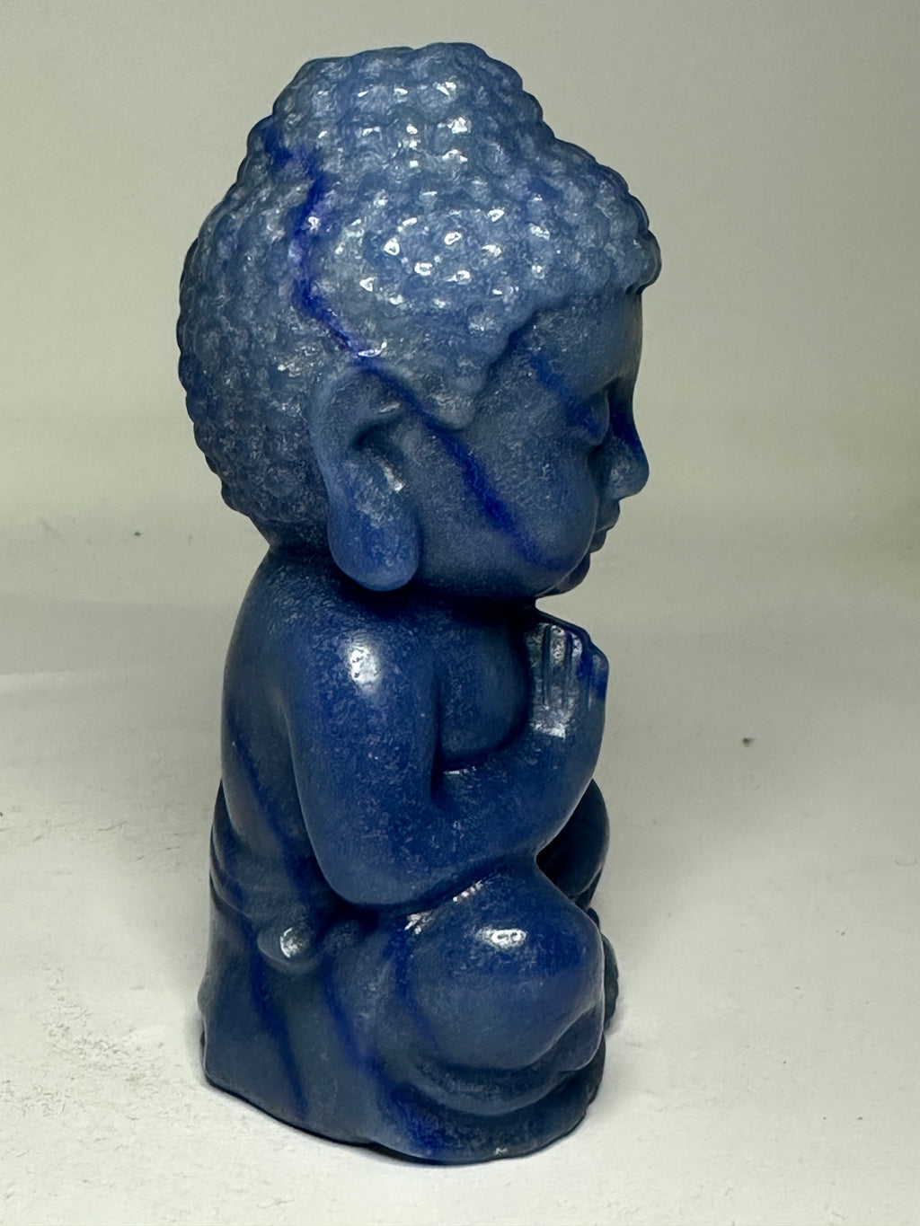 Blue Aventurine Buddha Carving – 481g