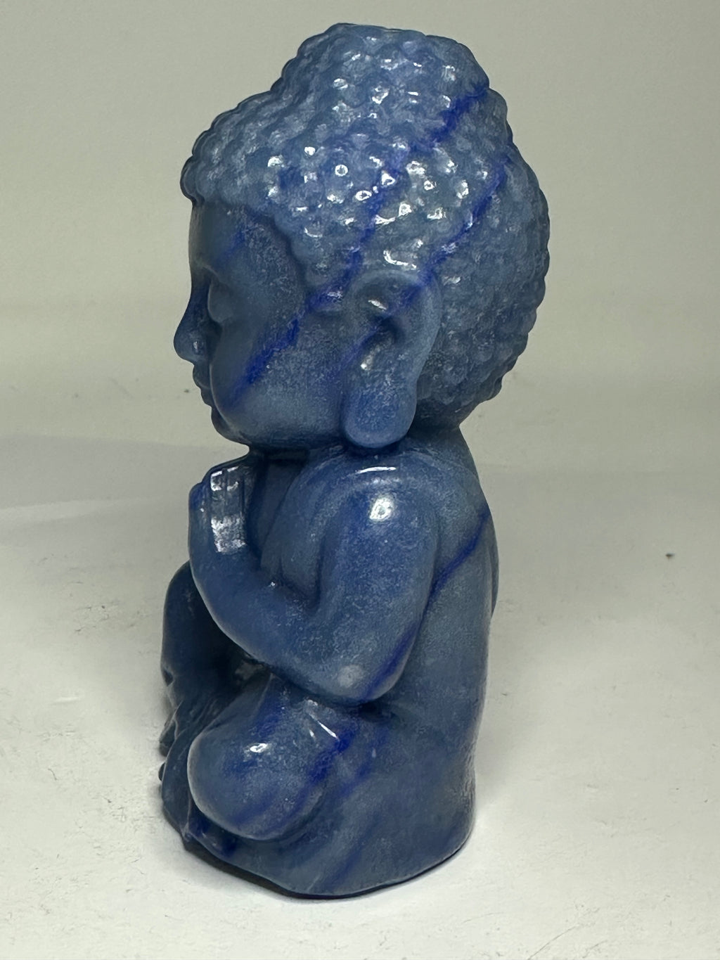 Blue Aventurine Buddha Carving – 481g