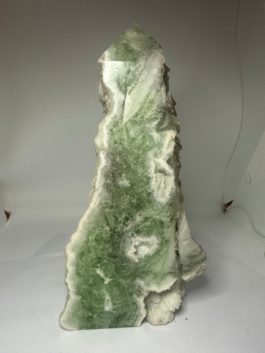 Fluorite Tower with Raw Edges & Druzy – 1.69kg