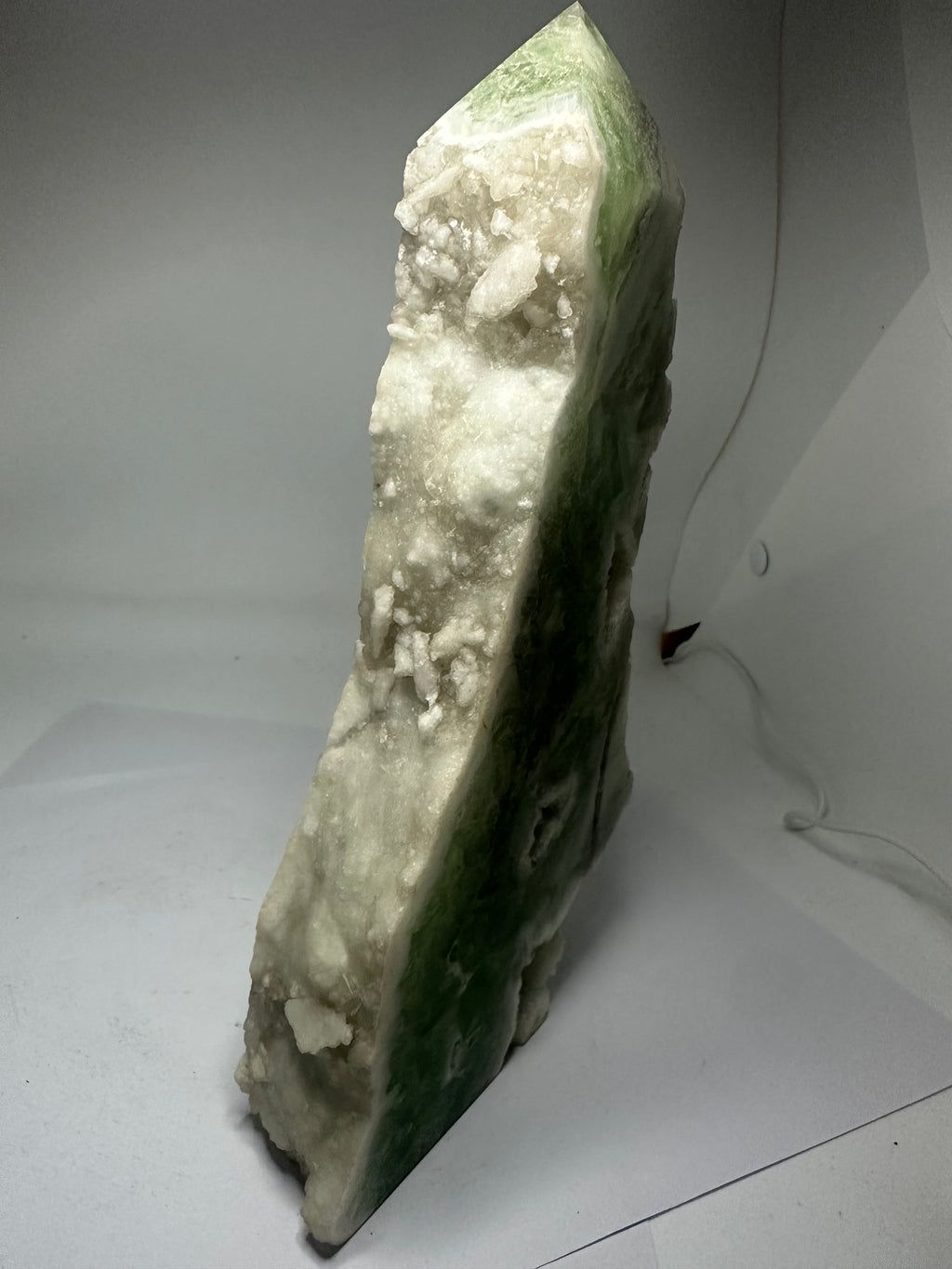 Fluorite Tower with Raw Edges & Druzy – 1.69kg