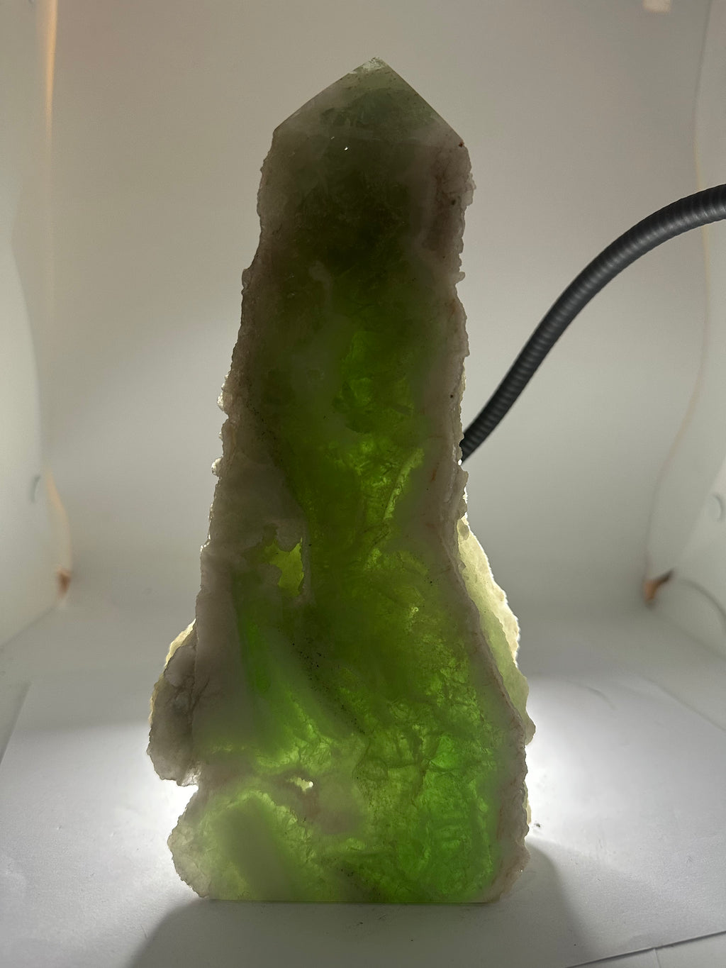 Fluorite Tower with Raw Edges & Druzy – 1.69kg