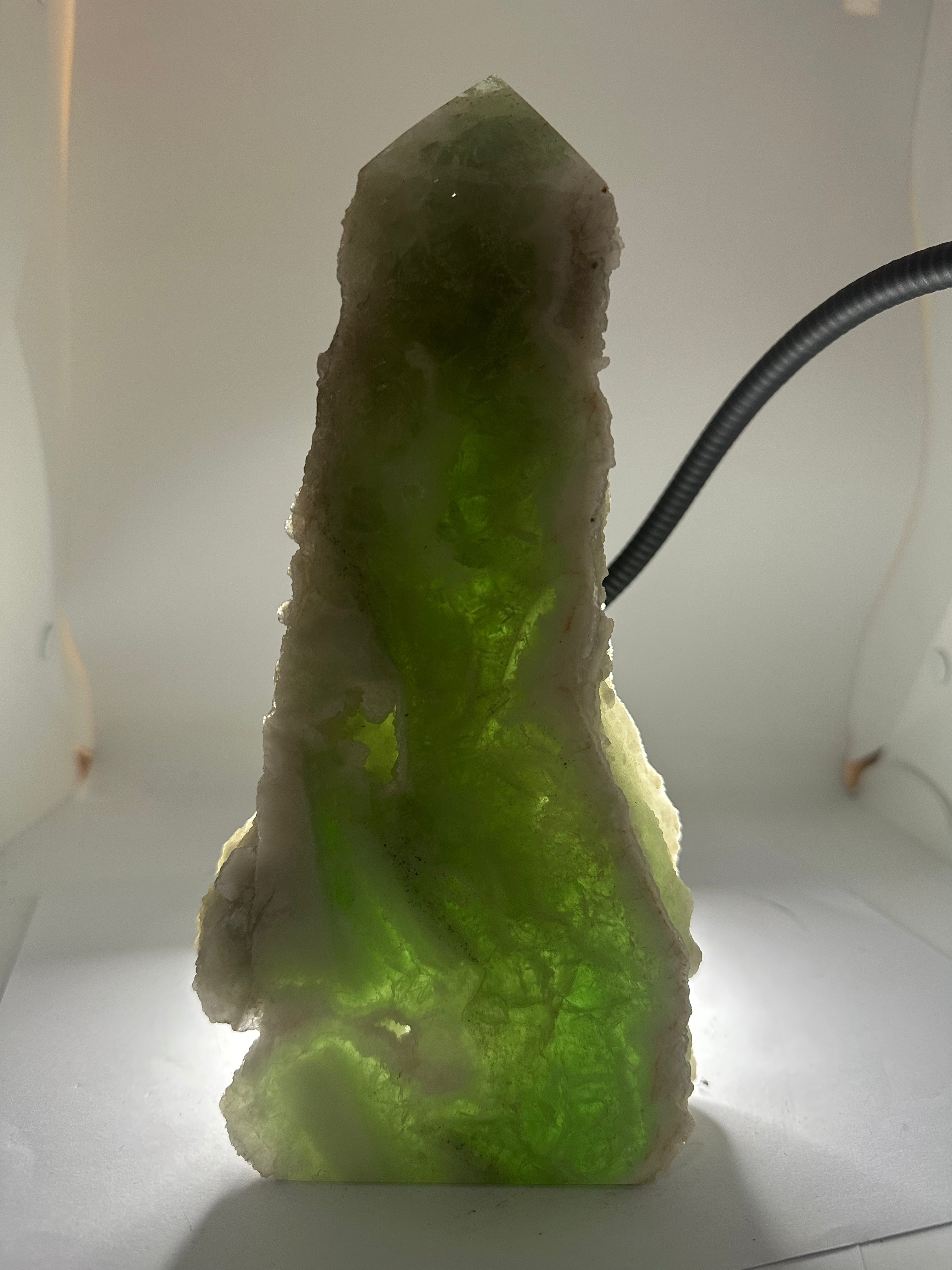 Fluorite Tower with Raw Edges & Druzy – 1.69kg