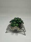 Ruby Zoisite Spider with Metal Body – 65g