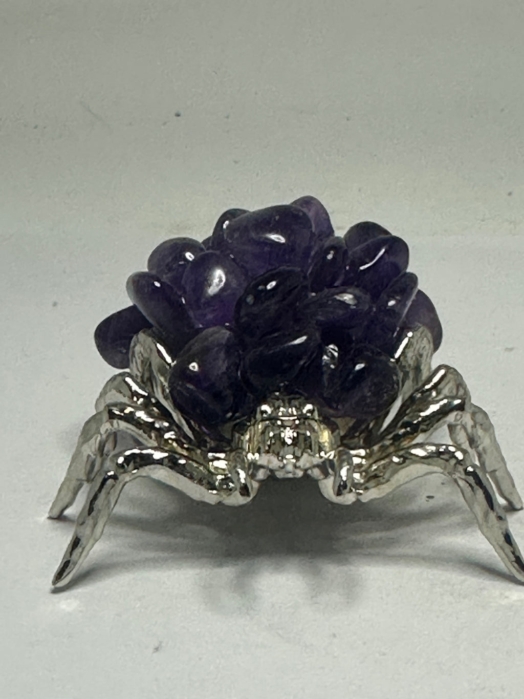 Amethyst Spider with Metal Body – 65g
