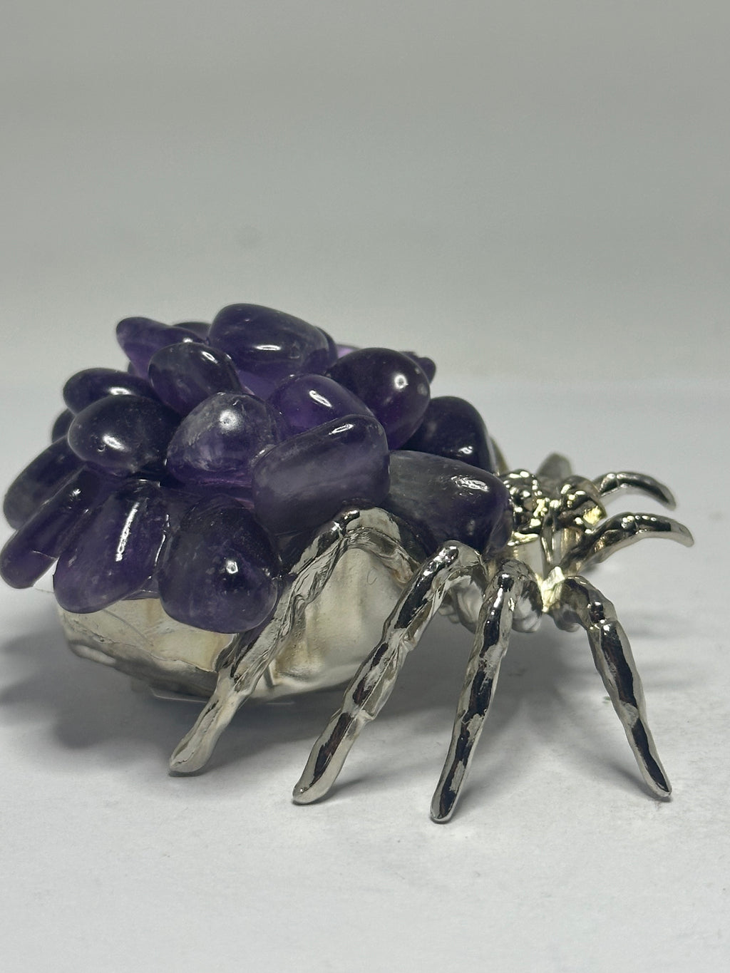 Amethyst Spider with Metal Body – 65g