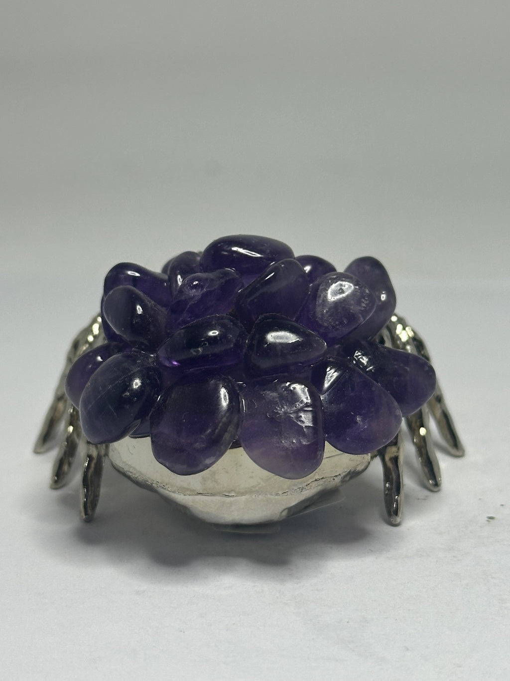 Amethyst Spider with Metal Body – 65g