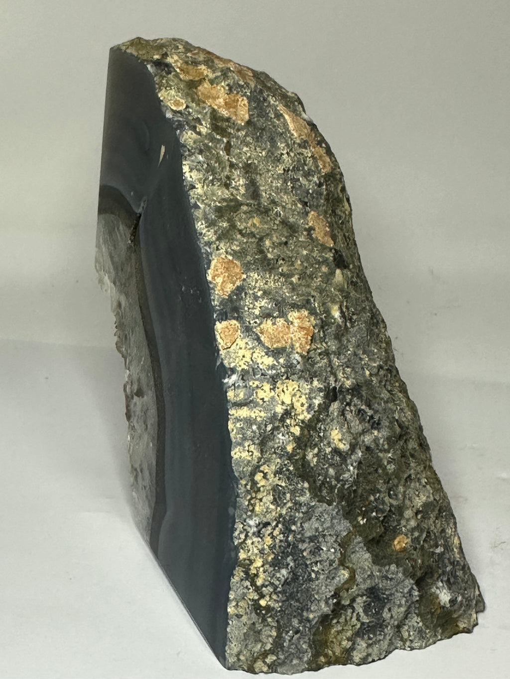 Agate Bookend with Large Druzy – 1.26kg